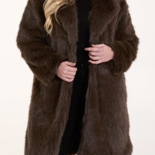 Faux Fur Chocolaté Coat