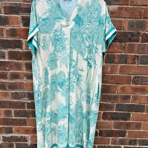 Tropical Printed Tunic Easy Dress