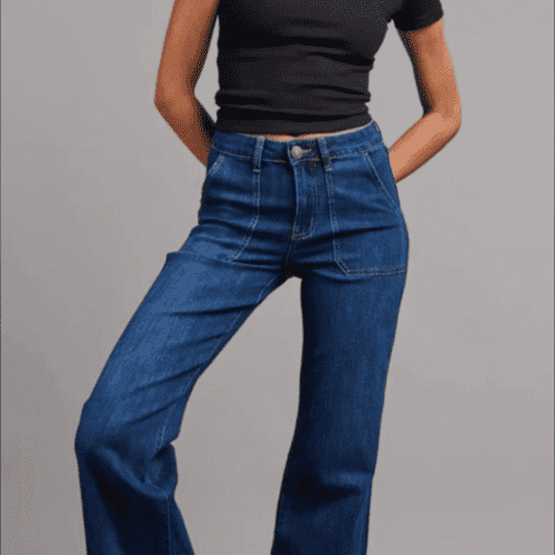 Toxic Wide Leg Jeans with Stretch