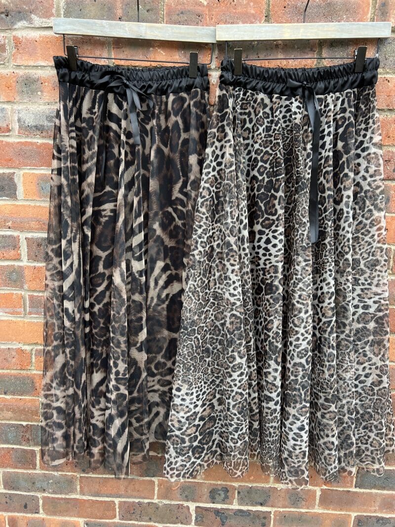 Animal Nett Printed Skirt