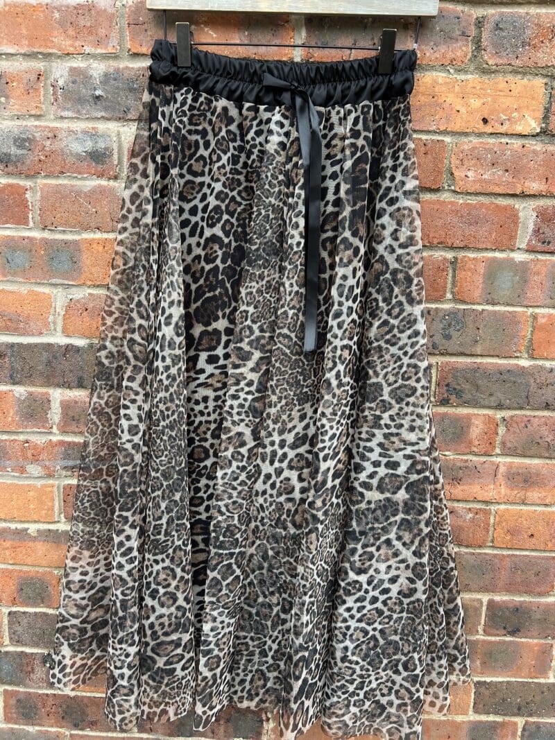 Animal Nett Printed Skirt