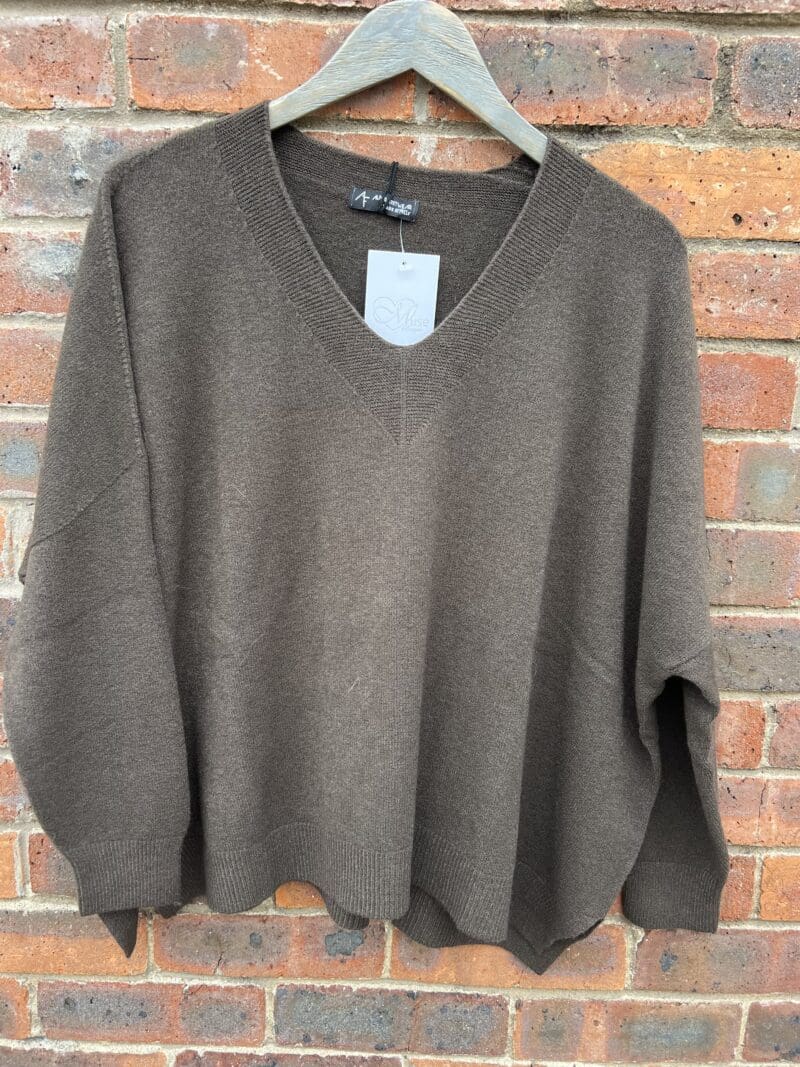 Alpini Deep V Neck Knit