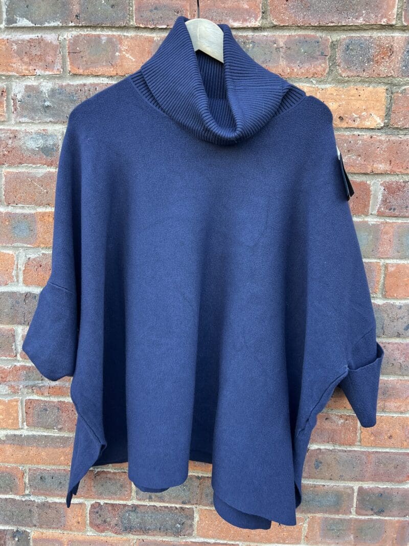 Roll Neck Poncho