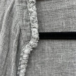 Linen Easy Embroidered Edge Detail Jacket