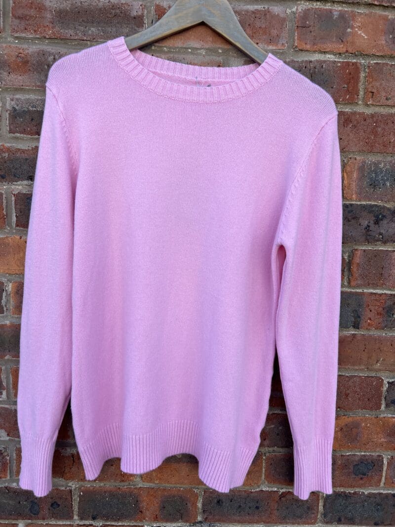 Classic super soft knit with button detail on sleeve