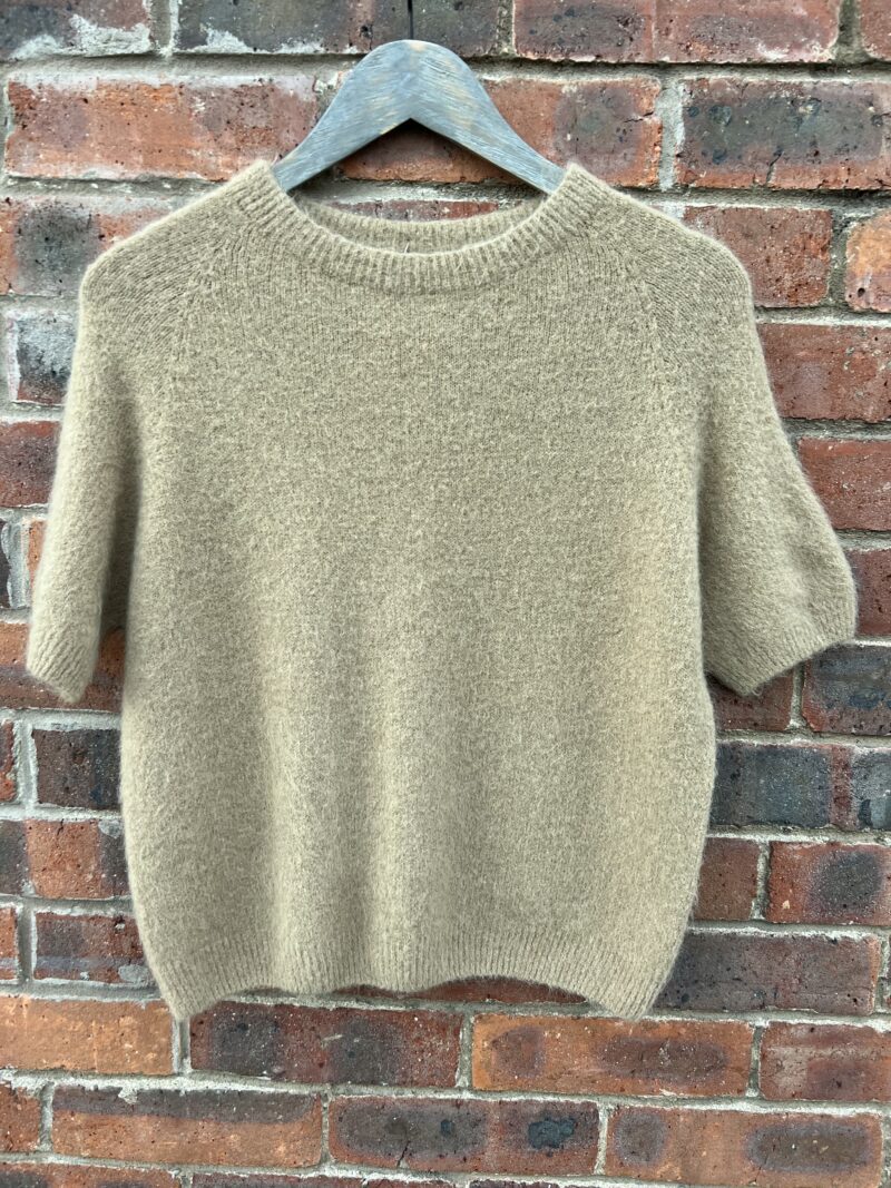 SS Crew Neck Knit with Alpaca