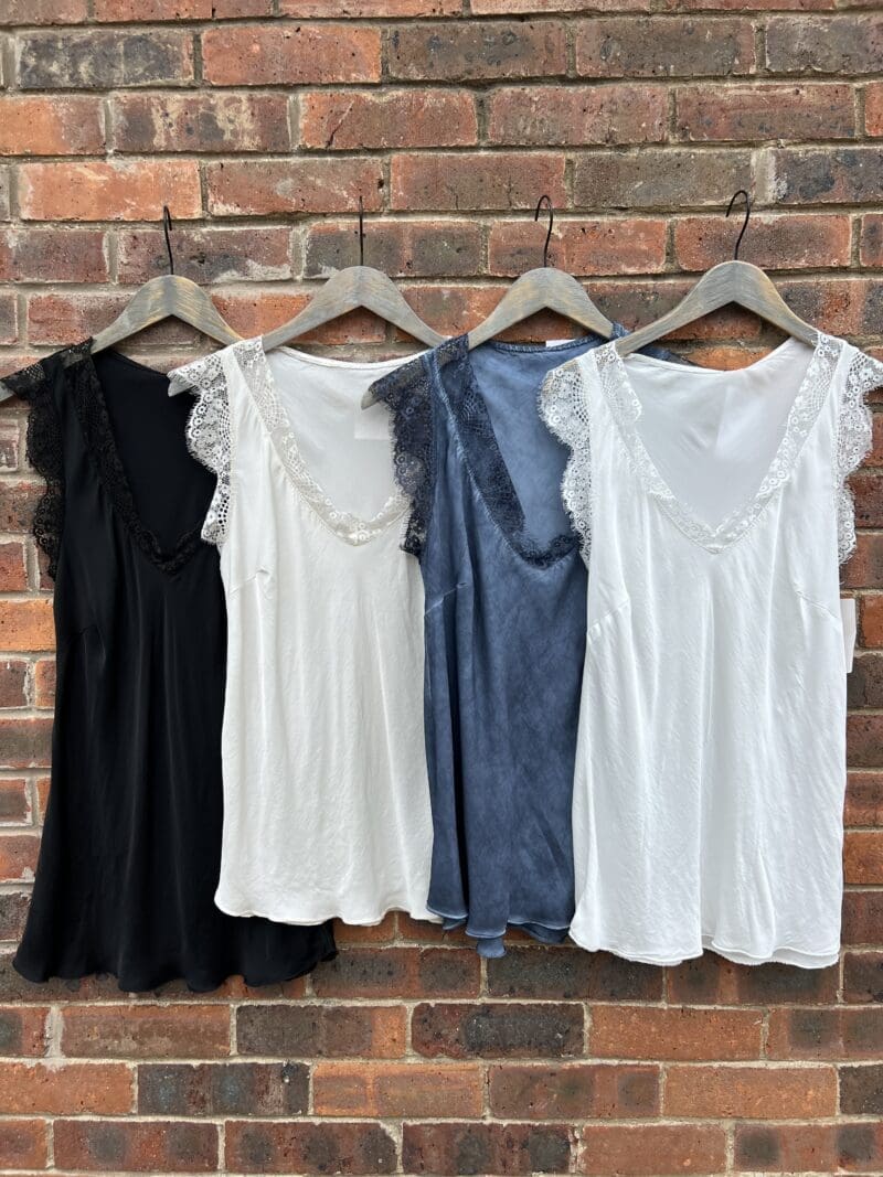 Silky Lace vest top