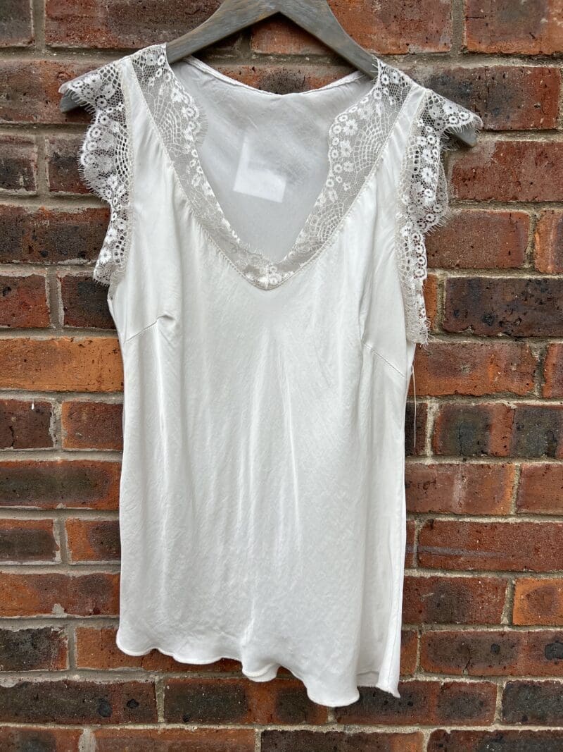 Silky Lace vest top