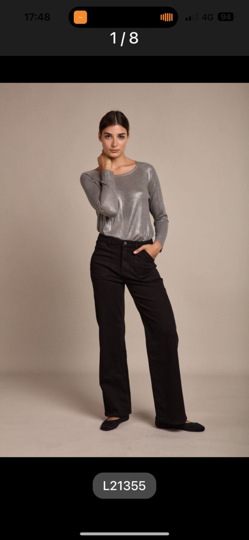 Toxic Bestselling wide Leg Jeans in Black