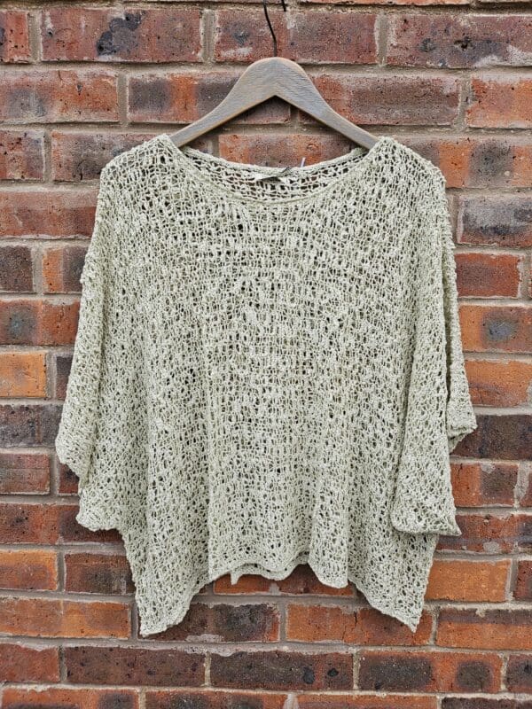 Popcorn Loose Knitted Poncho