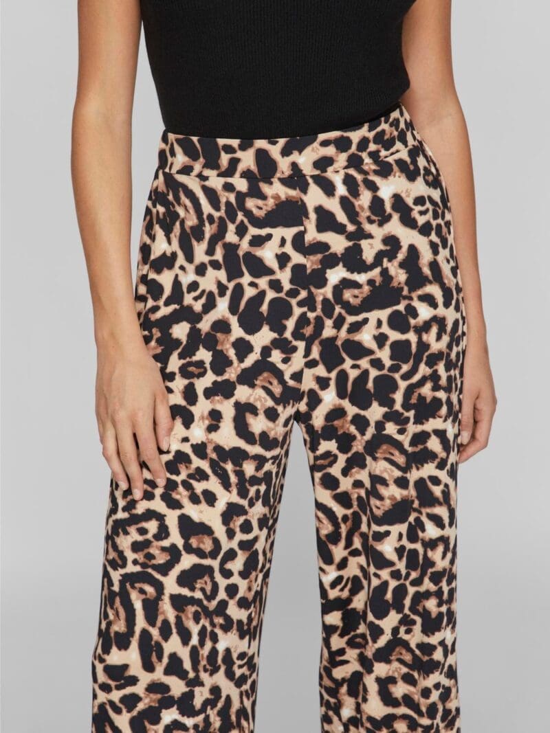 Vila Vileoa Jersey Animal Print Pant