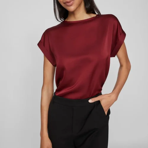 Vila VIELLETTE Satin Top