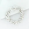 Popcorn link t- bar Bracelet Envy 4340