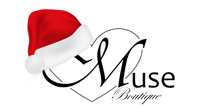 muse boutique logo black christmas