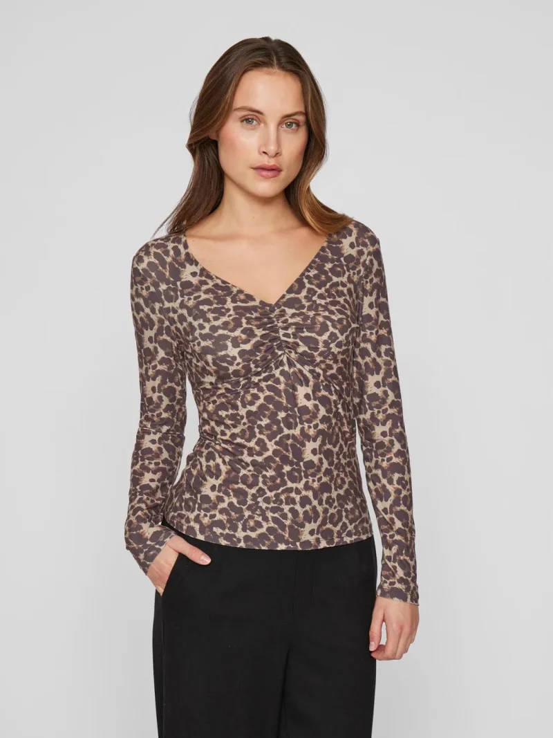 Vila Vileo V Neck Top