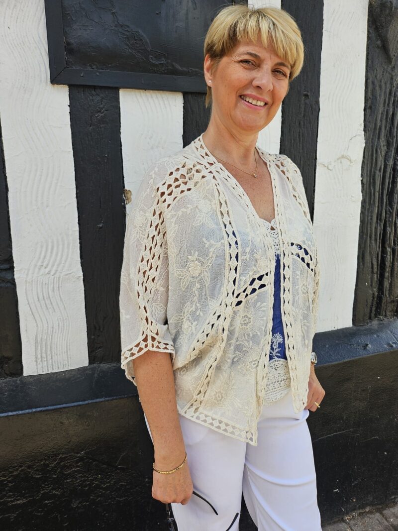Embroidery Crochet Top