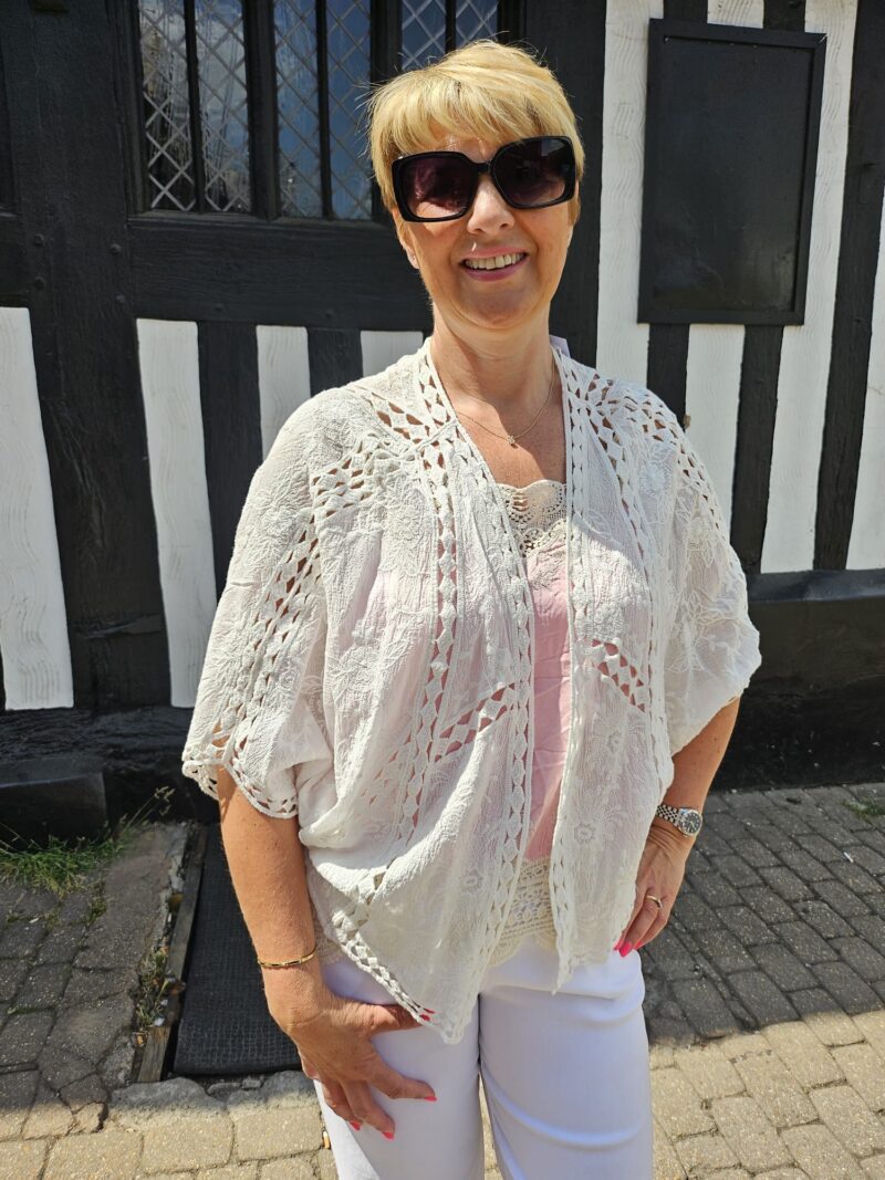 Embroidery Crochet Top