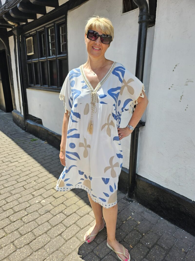 Ocean print Dress