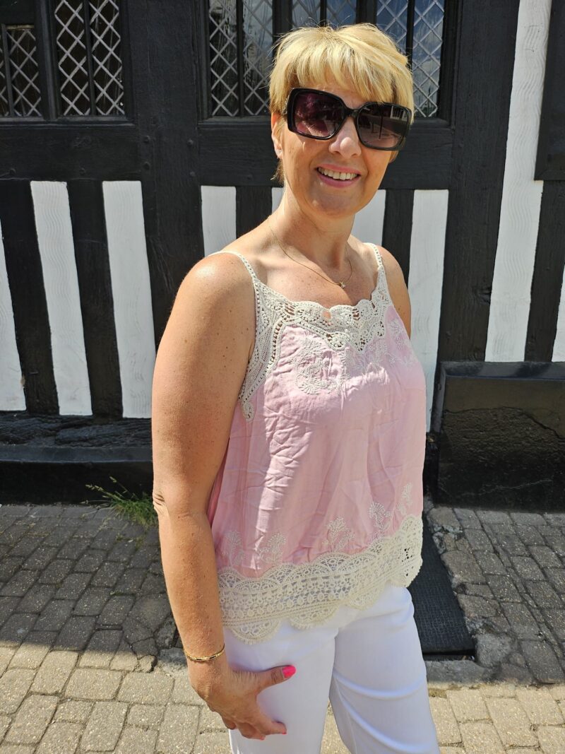 Cotton Crochet Vest
