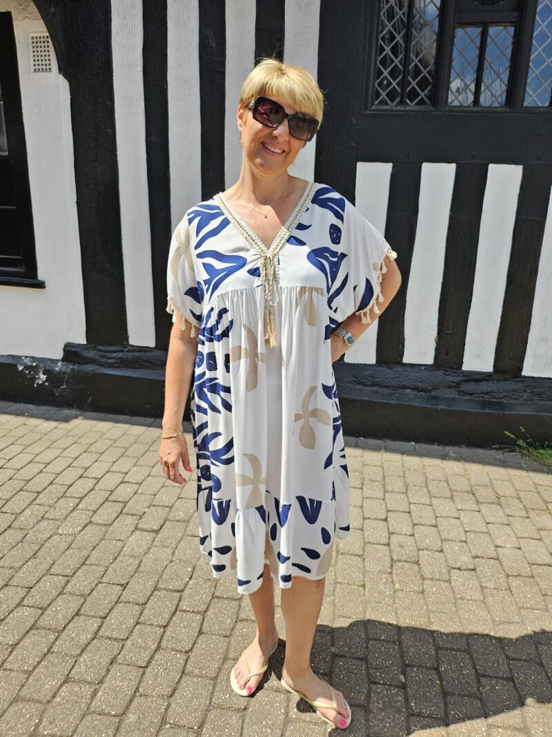 Ocean print Dress