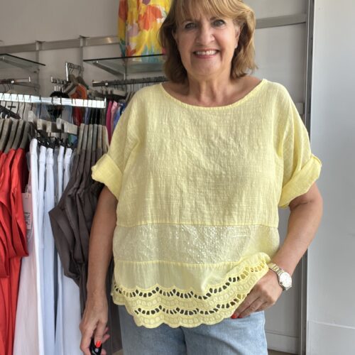 Sequin Easy Cotton Top