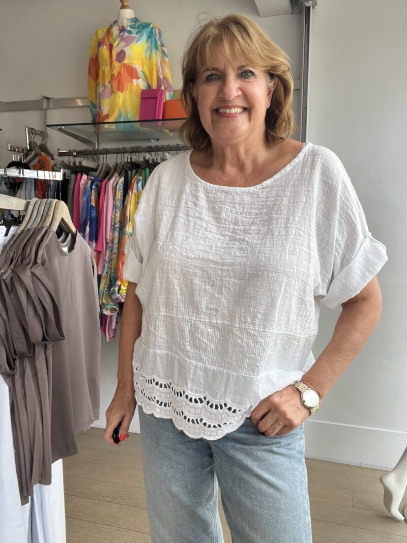 Sequin Easy Cotton Top