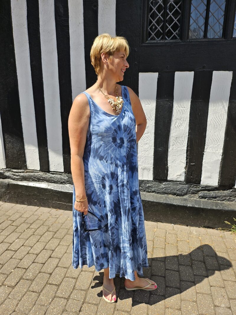 Tye Dye Swing Vest Dress