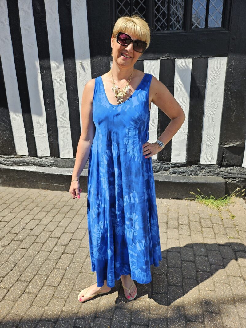 Tye Dye Swing Vest Dress