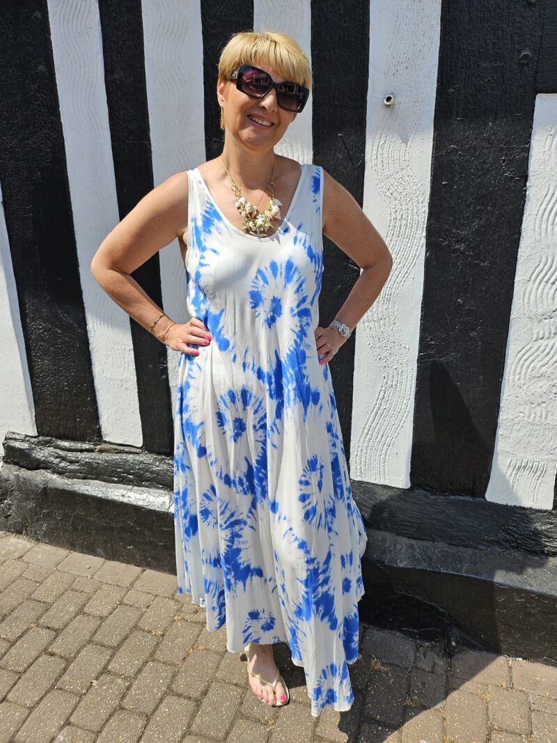 Tye Dye Swing Vest Dress