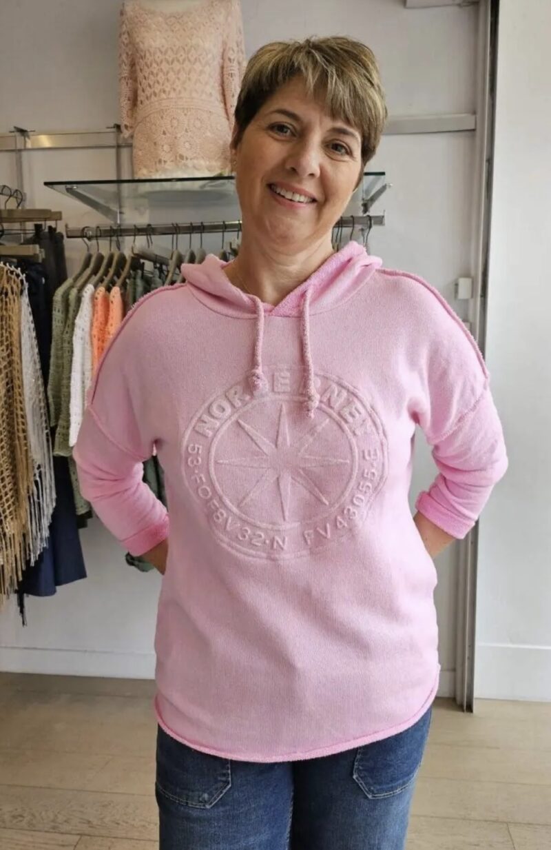 Spring Summer Bestseller Embossed Sweat Top