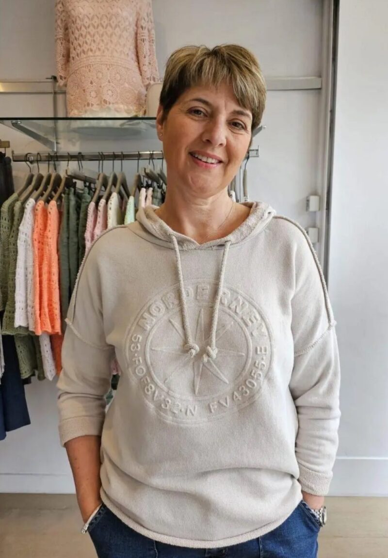 Spring Summer Bestseller Embossed Sweat Top