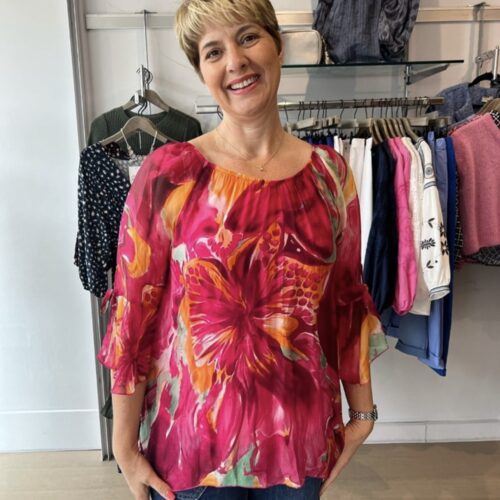 Silky Print Top