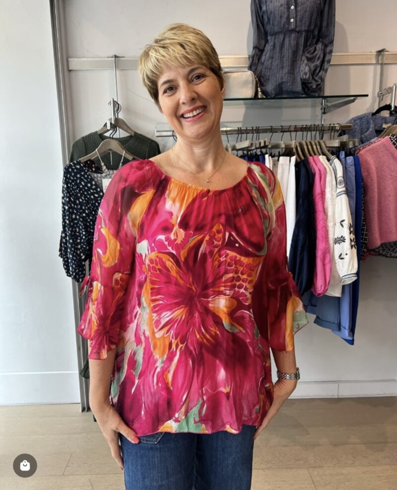 Silky Print Top