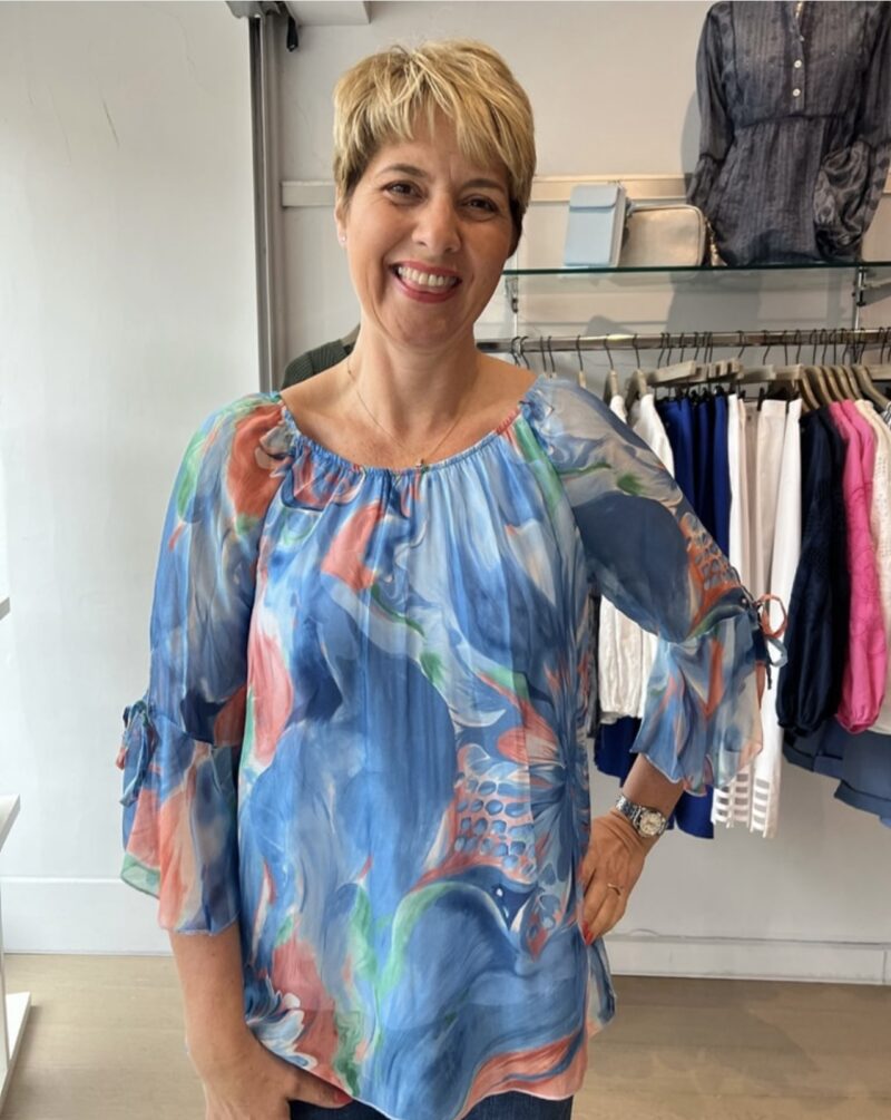 Silky Print Top