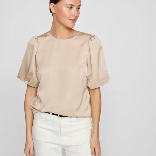 Vila Viellette with puff sleeve detail