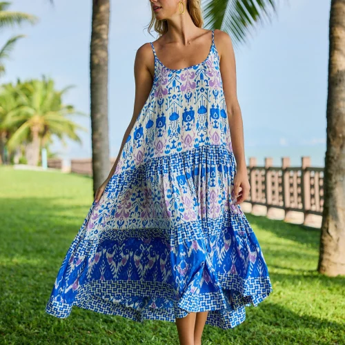 Señorita Breezy Summer Printed Dress