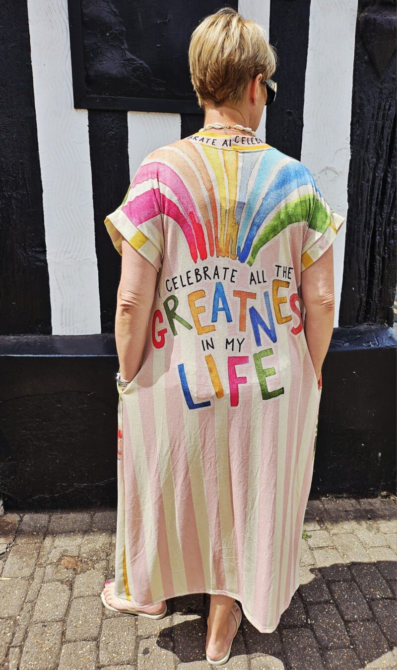Conversation Printed Lurex Cardy