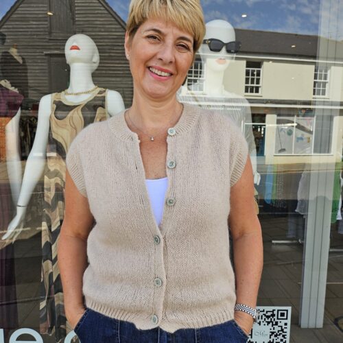 Mohair Super Soft Button Through Gilet