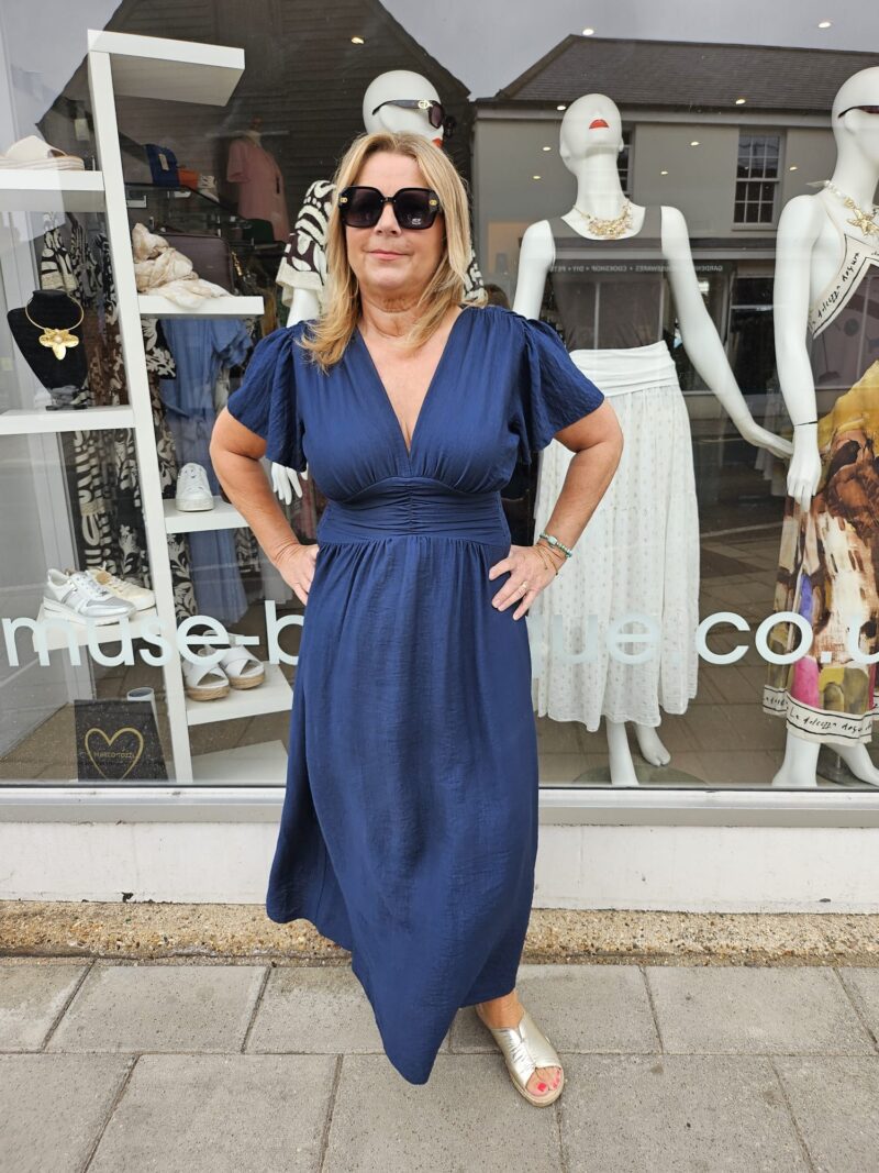 SS Ruched Detail Dress