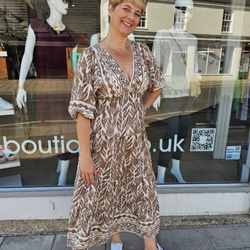 Brie Bestselling Printed Dress