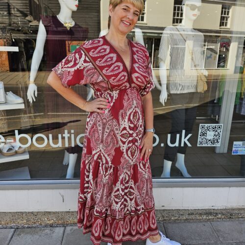 Melissa Printed Transitional Dress