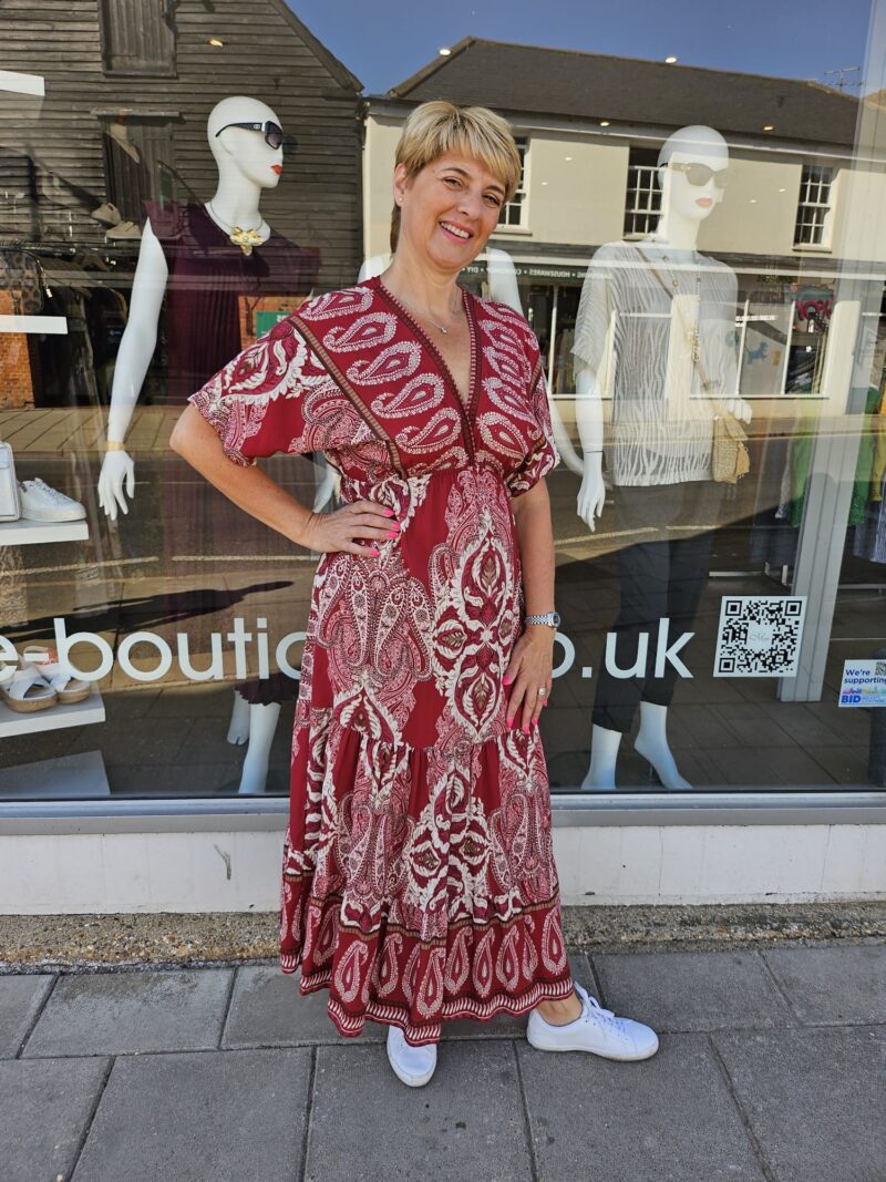 Melissa Printed Transitional Dress