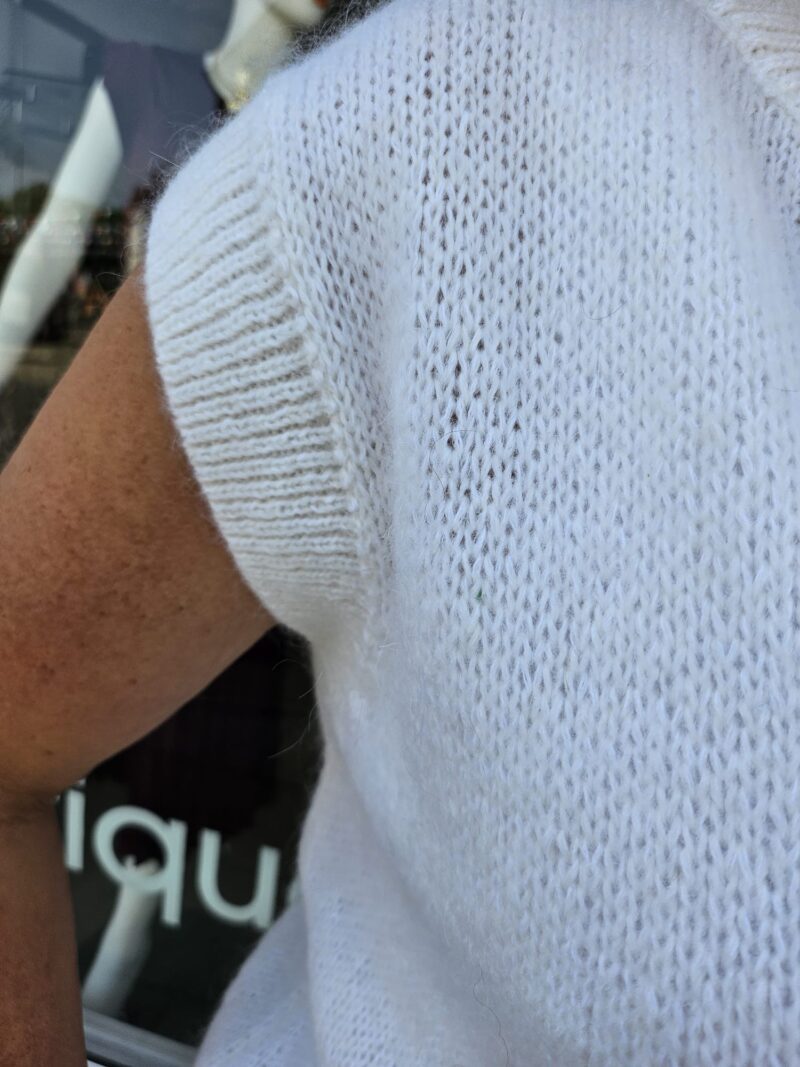 Mohair Super Soft Button Through Gilet - Image 6