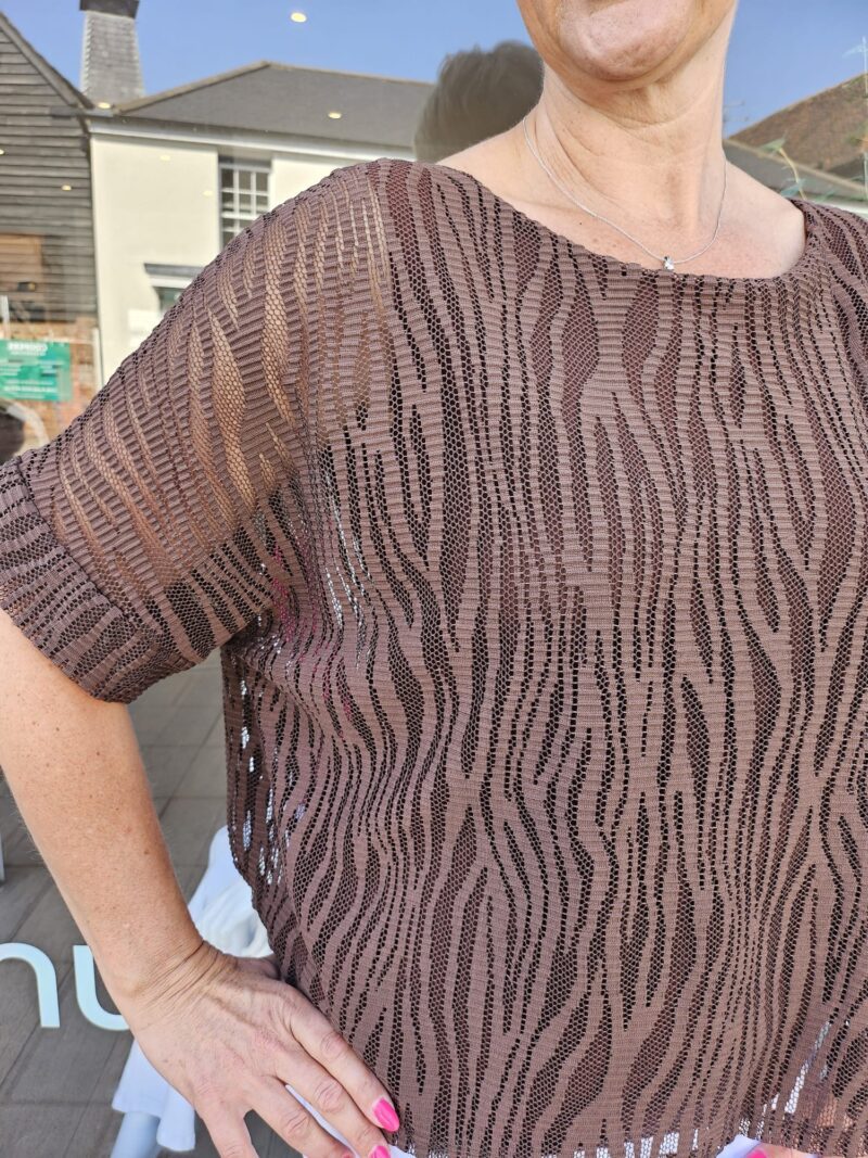 Zebra Mesh Top - Image 3