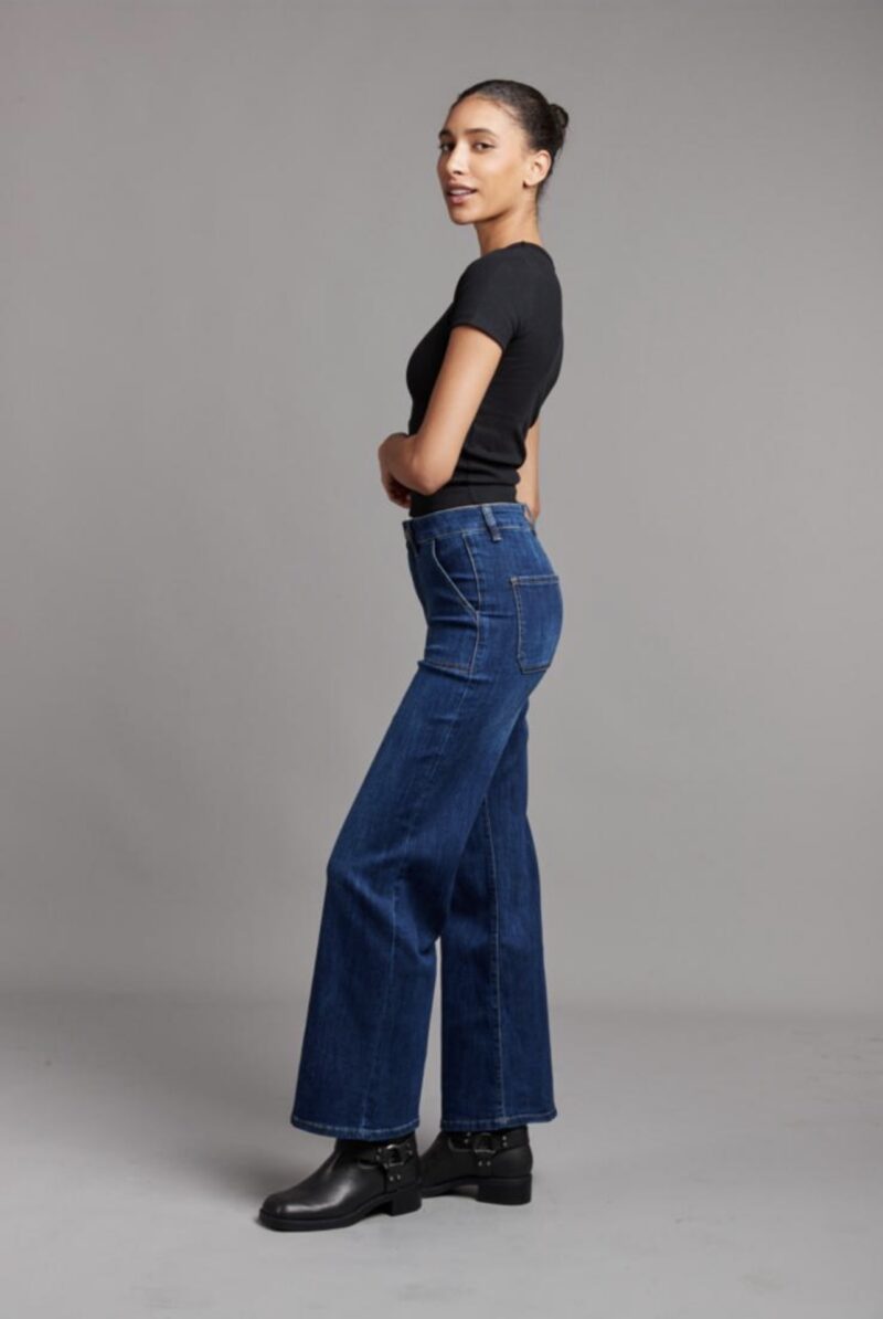Toxic Bestselling Wide Leg Jeans Dark Wash