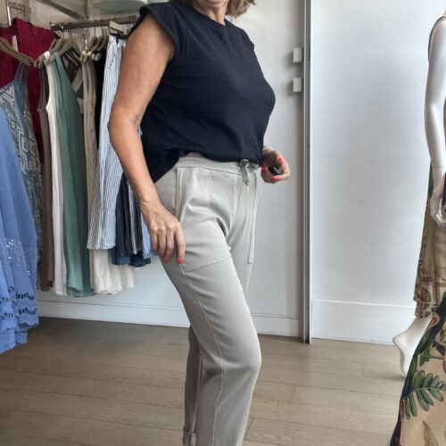Bestselling Stretchy Wide Pocket Ankle Grazer Pant