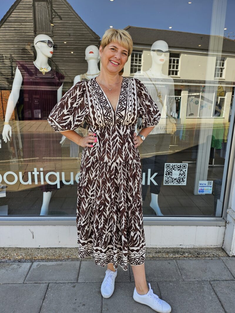 Brie Bestselling Printed Dress
