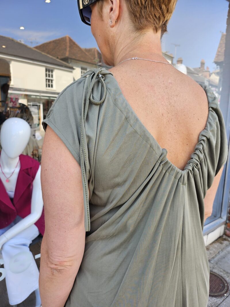 Serena Easy Jersey Dress with Pockets - Image 6