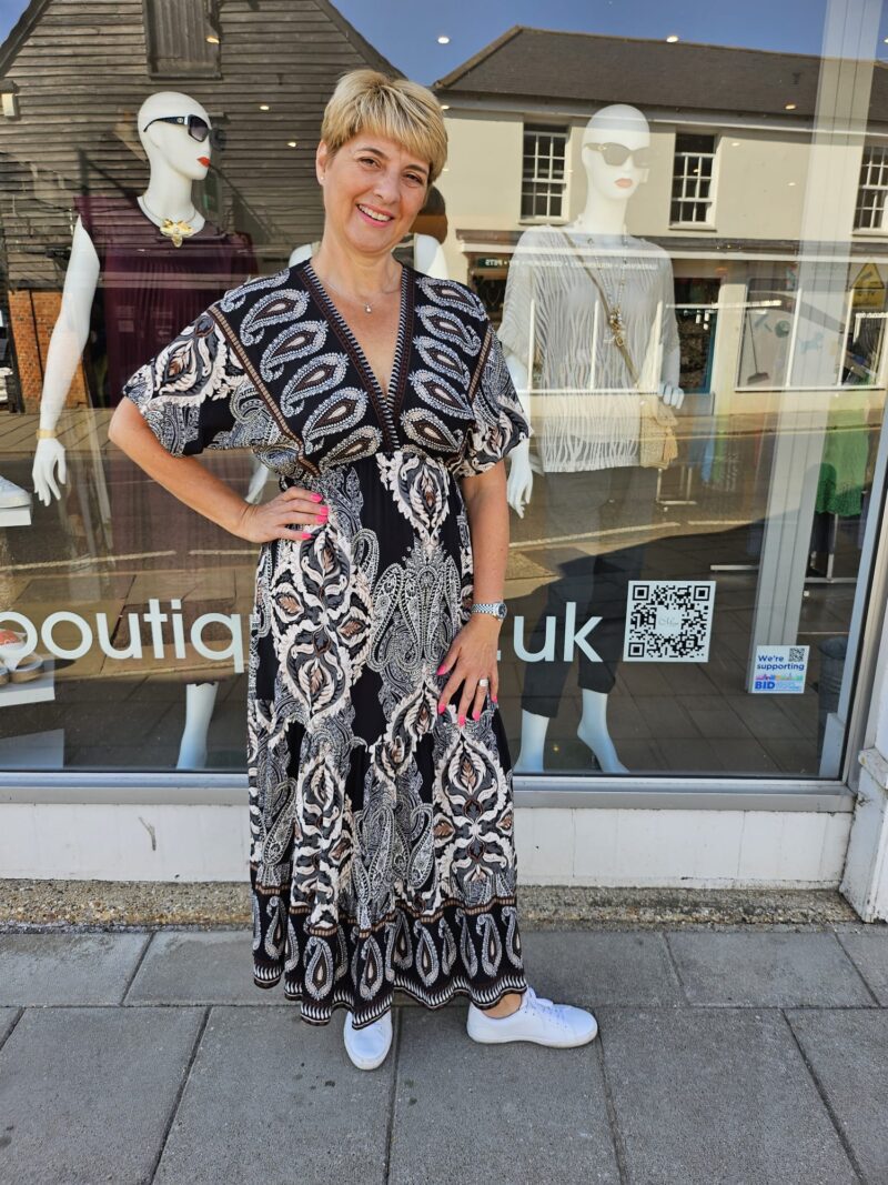 Melissa Printed Transitional Dress