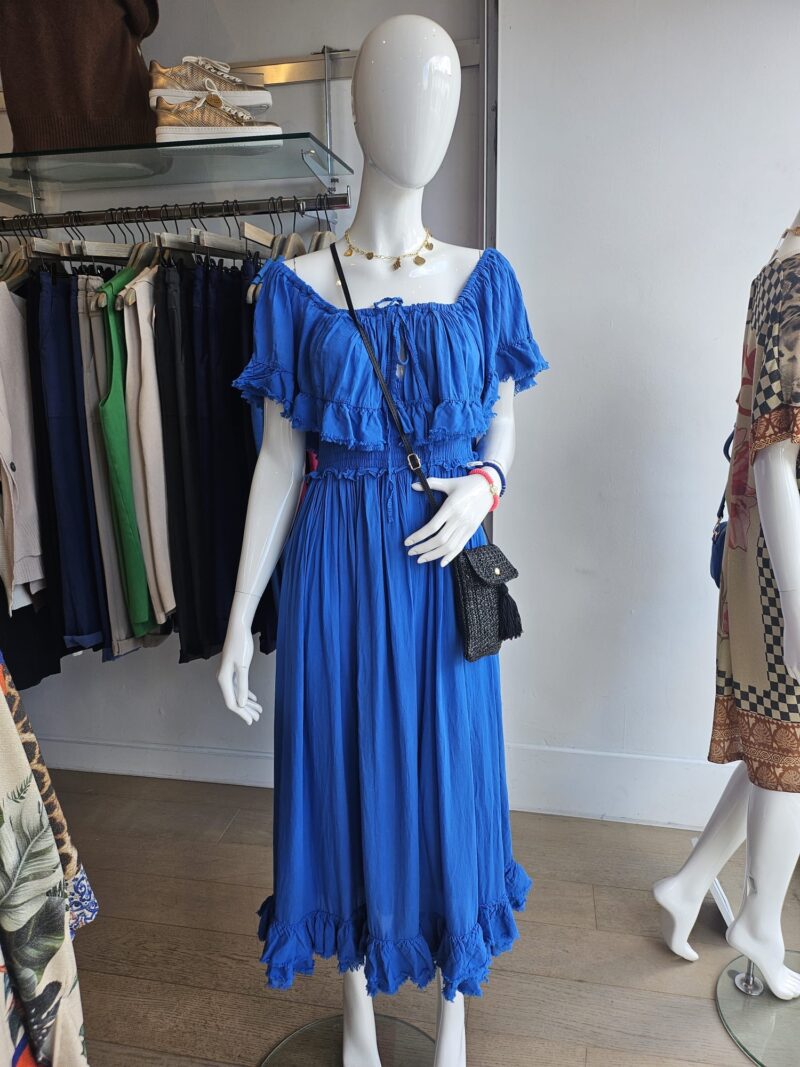 Cotton Gypsy Bardot Dress